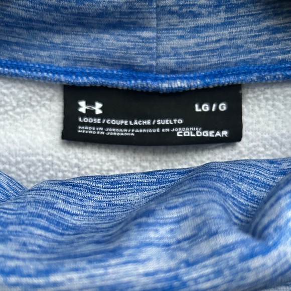 Under Armour COLDGEAR Storm Loose Fit Fleece Graphic Twist Long Sleeve Pullover - Picture 4 of 6